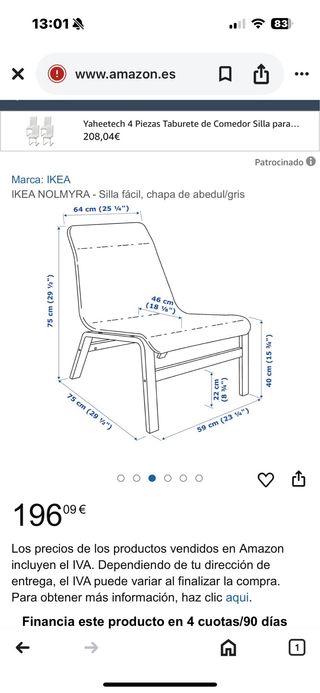 Conjunto de dos sillones