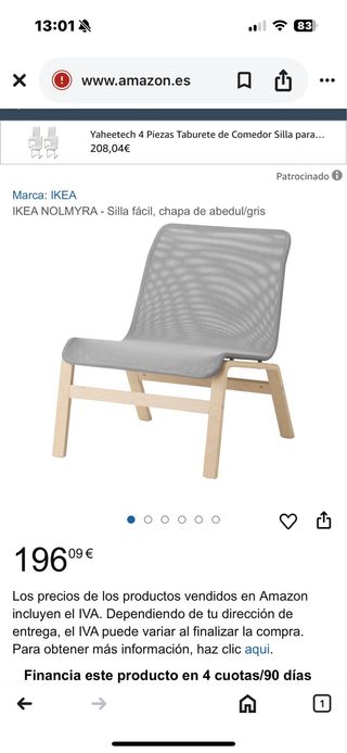 Conjunto de dos sillones