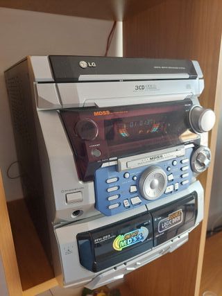 Equipo de musica CD, cassette y radio