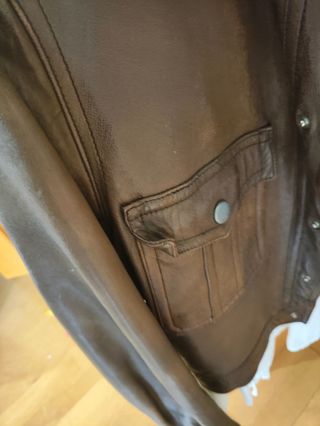 Cazadora de cuero para coleccionista 
