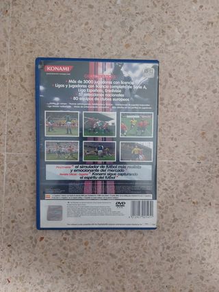 Pro evolución soccer  ps2