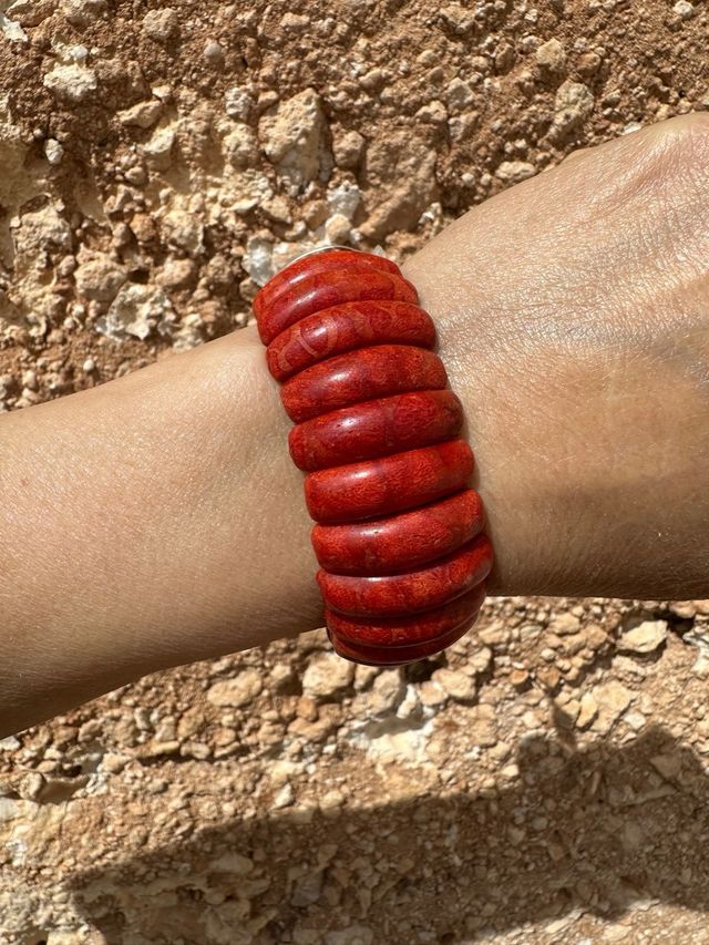 Pulsera coral