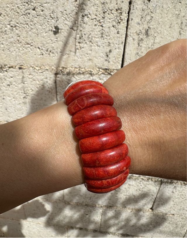 Pulsera coral