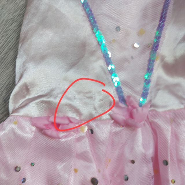 Vestido rosa princesa