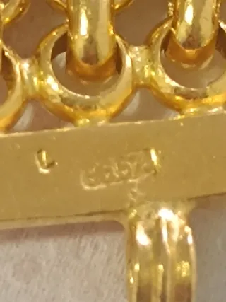 PULSERA DE ORO DE 23 QUILATES Y 75'92 GRAMOS. (Au)