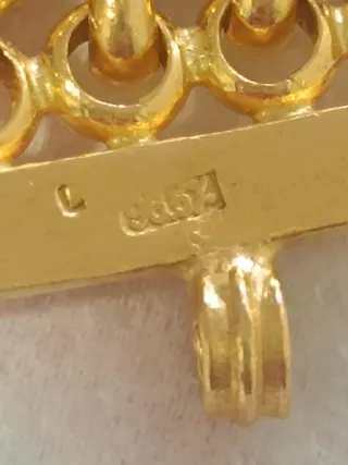 PULSERA DE ORO DE 23 QUILATES Y 75'92 GRAMOS. (Au)