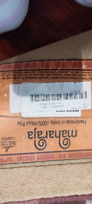 Alfombra lana hecha a mano