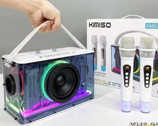 Karaoke portátil KIMISO 254 doble micrófono.