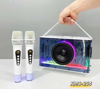 Karaoke portátil KIMISO 254 doble micrófono.