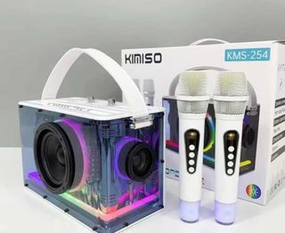 Karaoke portátil KIMISO 254 doble micrófono.