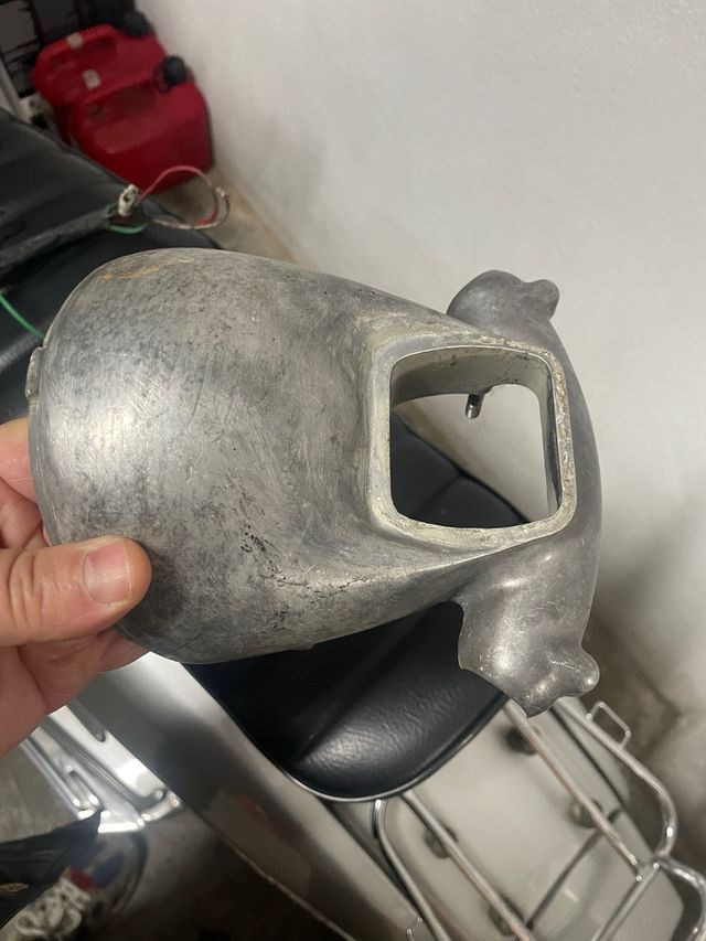 Faro Vespa manillar de tubo