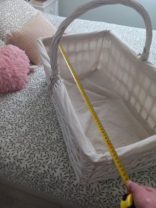 Cesta grande de mimbre