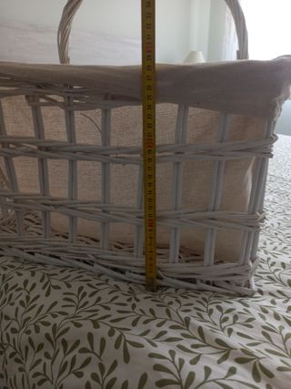 Cesta grande de mimbre