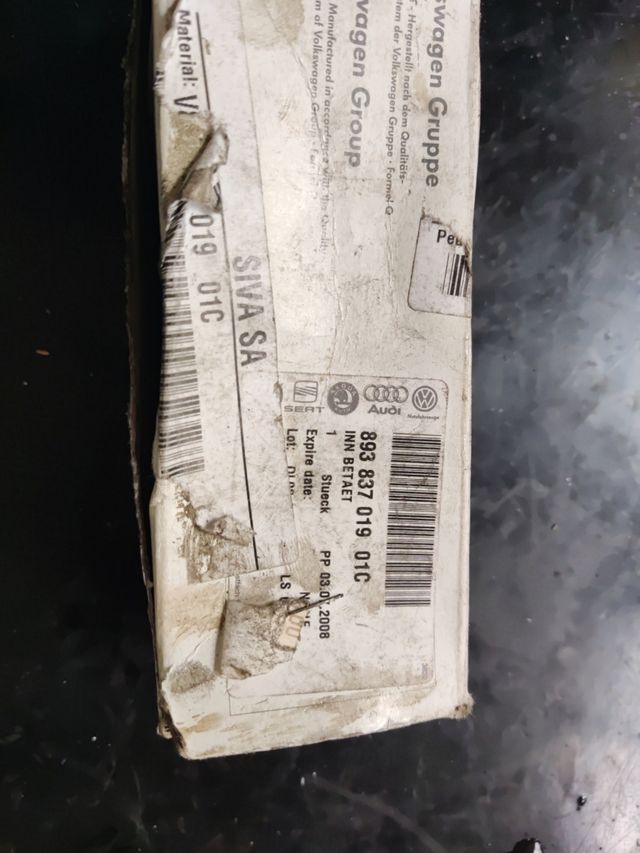 Puxador interior cromado audi 80