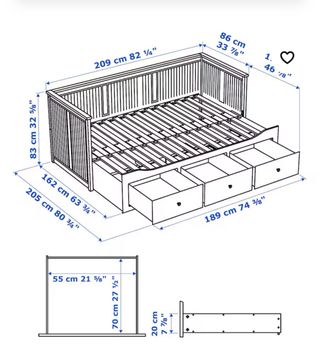Sofa Cama Blanco ES EN BENIDORM