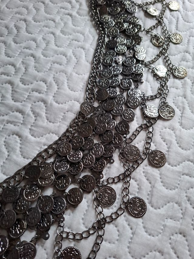 Cinturon de monedas para danza oriental y tribal