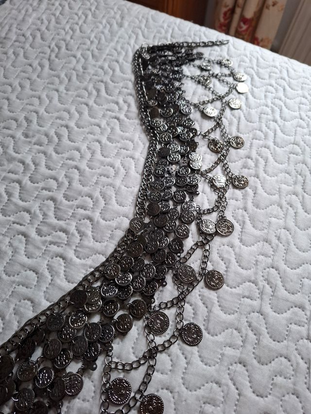 Cinturon de monedas para danza oriental y tribal