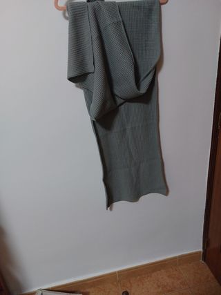 Bufanda gris unisex 