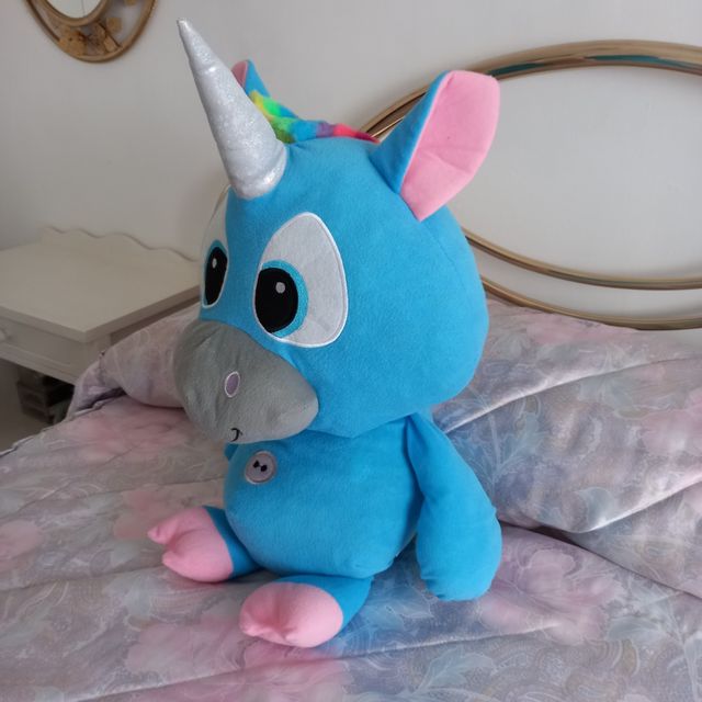 Peluche unicornio super -REBAJADO
