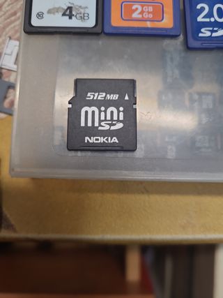 Tarjeta mini sd