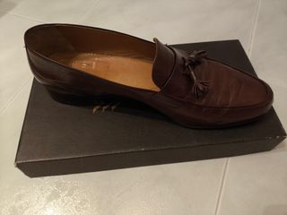 Zapatos Yanko 44/45 marrones sin cordones