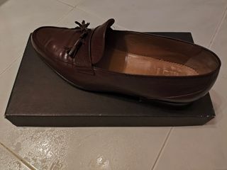 Zapatos Yanko 44/45 marrones sin cordones