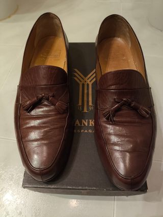 Zapatos Yanko 44/45 marrones sin cordones