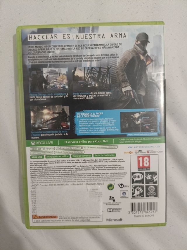 Juego Xbox 360