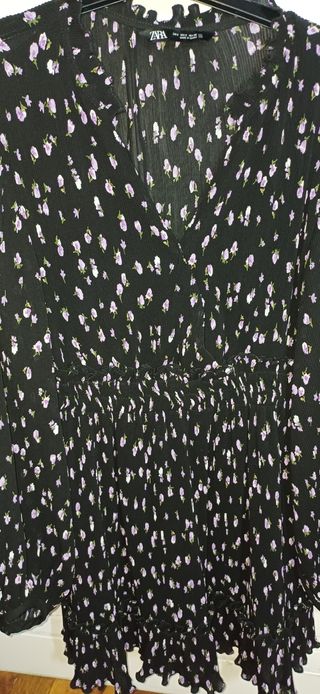 Vestido zara flores