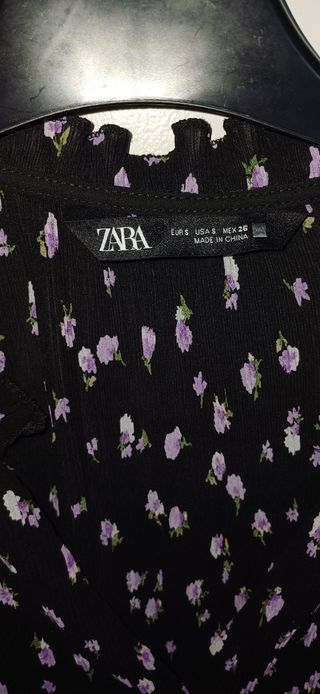 Vestido zara flores