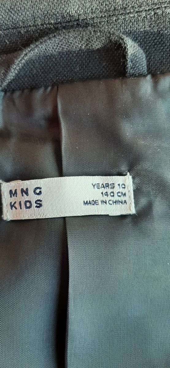 Americana niño  azul marino vestir Mango