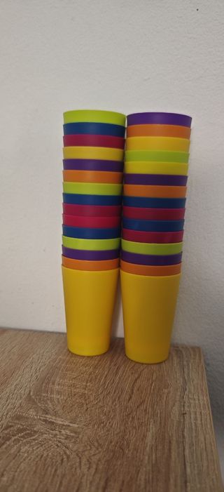 Vasos  picnic 260 ml colores