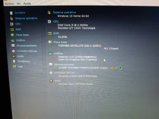 Ordenador portatil Toshiba Satellite intelcore I5