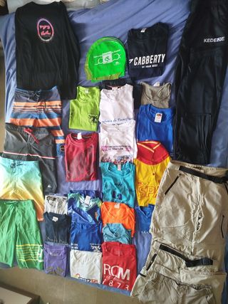 ROPA DEPORTIVA Y VESTIR NIÑO NIÑA.0,50 por prenda
