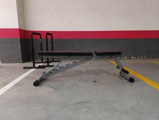 Banco de musculación y abdominales