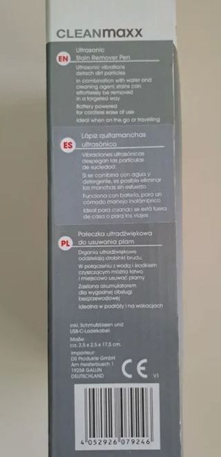 Nuova penna smacchiatrice ad ultrasuoni