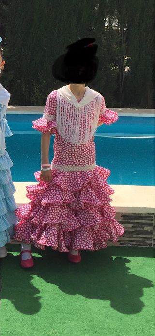 Traje de flamenca niña