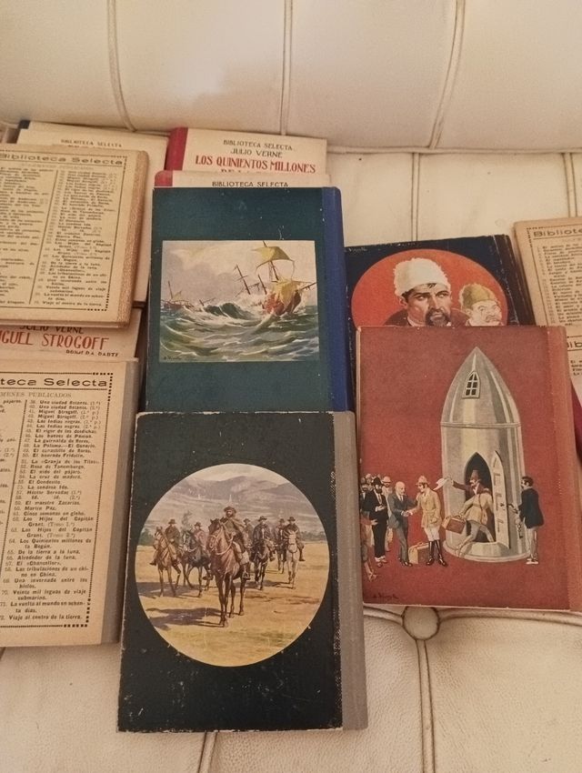 Libros antiguos Julio Verne 17 títulos