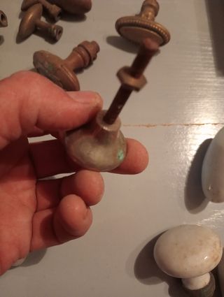 Antiguo pomo/tirador de cajon