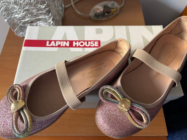 Ballerina rosa glitter bambina n.34