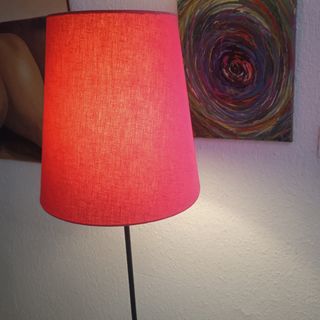 Lampara de pie con Abstracto 