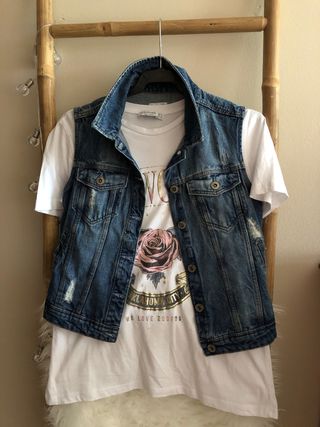 Chaleco vaquero mujer abalorios!!