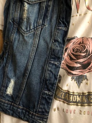 Chaleco vaquero mujer abalorios!!