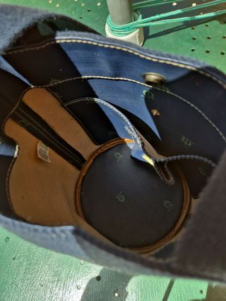 Bolso azul marino del caballo