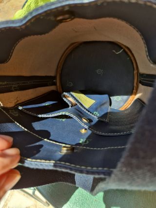 Bolso azul marino del caballo