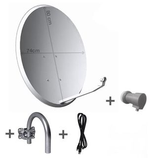 ANTENA PARABOLICA TECATEL K80c1ls