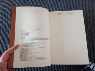 El fin de la aventura. El americano impasible. Nue