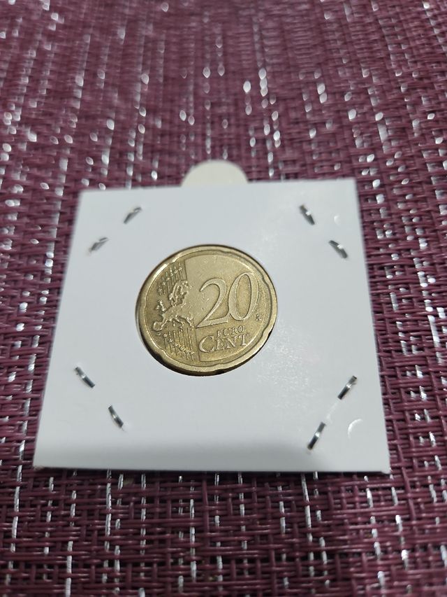 Moneda 20 centimos Lituania 2015