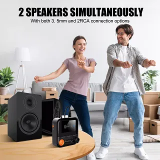 Receptor de audio Bluetooth NFC con 5 efectos hifi