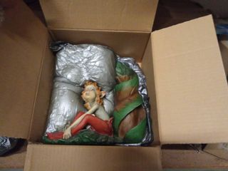 Figura hada portavelas Paor. Nueva en su caja